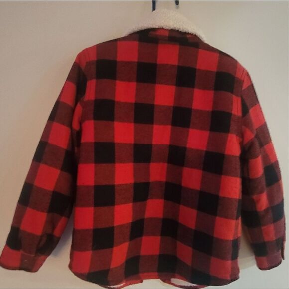 Gap Boys Buffalo Plaid Shirt Jacket - Picture 7 of 14